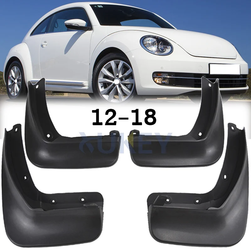Комплект литых брызговиков для VW Beetle (A5) 2012 2018 брызговики передние и задние