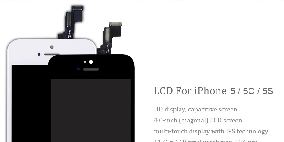 HORUG AAAA Quality Screen LCD For iPhone 5 5C 5S Screen Display Assembly Replacement LCD 5 5C 5S Digitizer Touch Screen LCDS (1)