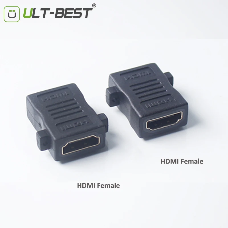 ULT Best HDMI адаптер HDMI Женский F/F Расширение муфта конвертер Connector кабель для HDTV 1080 P