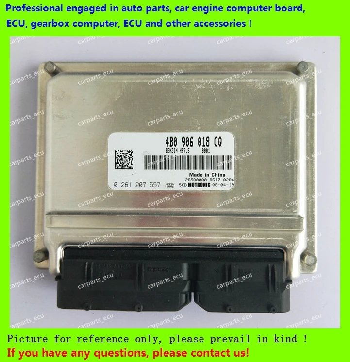

For car engine computer board/VW Passat ECU/Electronic Control Unit/4B0906018CQ 0261207557 4B0906018DM 0261207930
