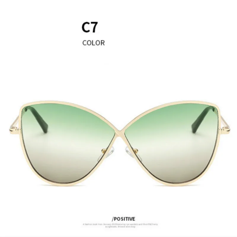 FENCHI Солнцезащитные очки женские винтажные Дизайнерские летние модные солнцезащитные очки Оттенки для женщин okulary lunnette de soleil pour femme - Цвет линз: C7