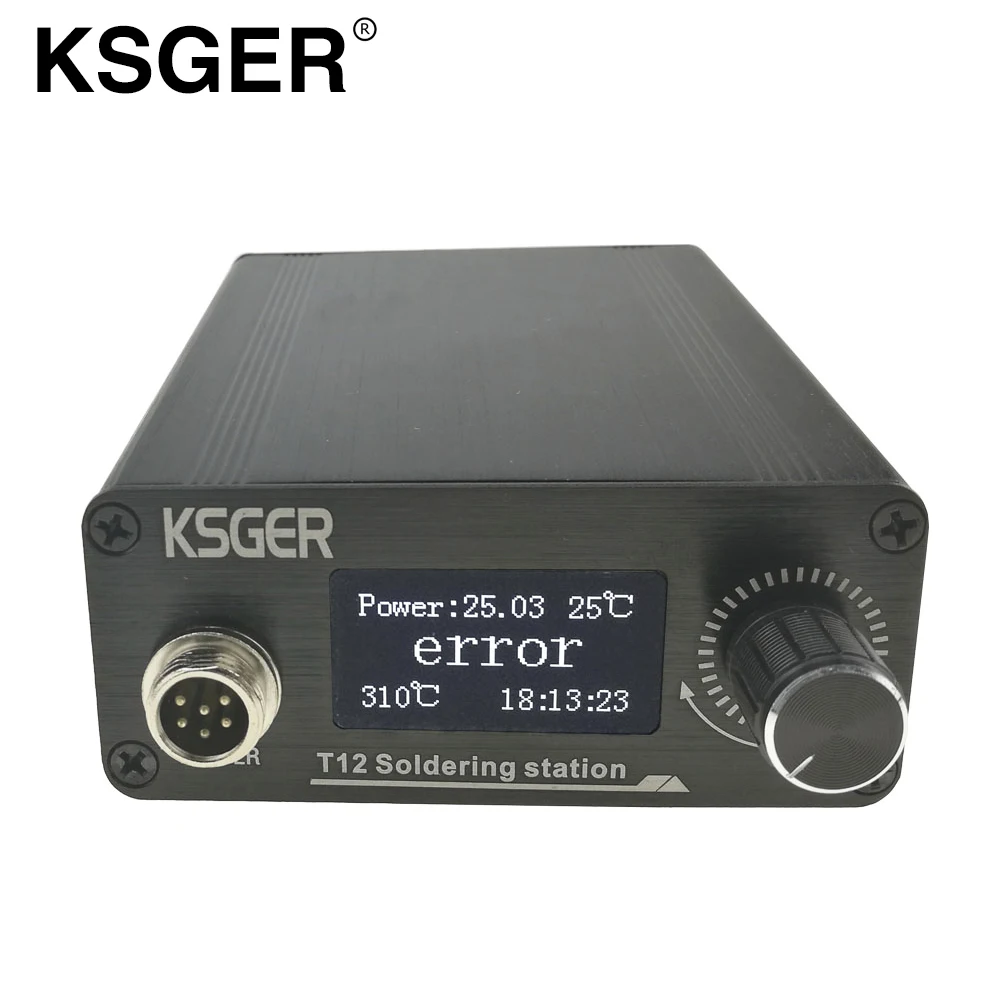 KSGER STM32 OLED 1,3 0,96 Размер T12 DIY паяльная станция с русским корейским английским китайским T12-B2 паяльником