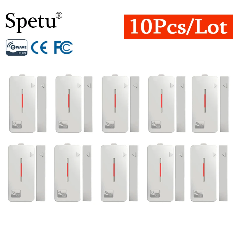 Spetu 10 шт./лот Z wave Plus умный дом двери/окна контактный датчик автоматизация Датчик