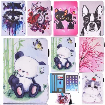 

Case For Ipad Pro 10.5 Case Cover Cartoon Flower Luxury Abstract Stand Wallet Flip Card Holders PU Leather Tablet Case