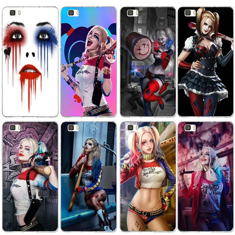 

Silicone Soft TPU Phone Cases for Huawei P8 P9 P10 P20 P30 Honor 6X 7X 7 9 Mate 10 Pro Lite P Smart Coque Shell Harley Quinn