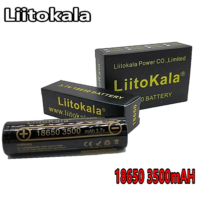 

18650 Battery Lii-35A 18650 3500mah 3.7V Rechargeable Li-Ion Battery 30A High Lithium Battery for Flashinglight