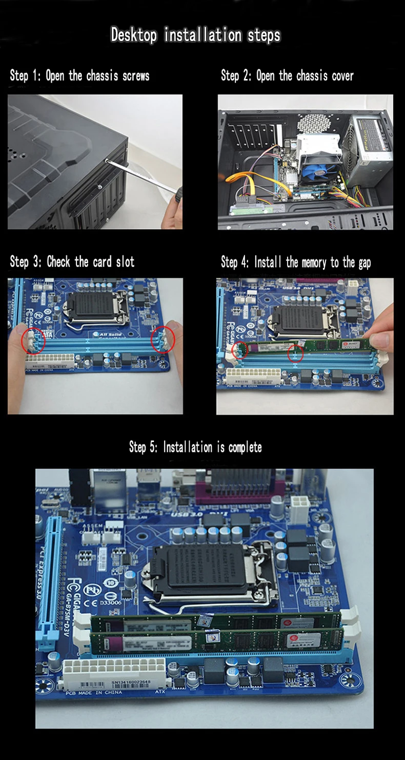 DDR3 4 ГБ 8 ГБ 2 Гб 1066 1333 1600 1066 МГц 1333 МГц 1600 МГц 1866 МГц оперативная память DDR3 4 ГБ 8 ГБ память Memoria DIMM Настольный ПК 4G 8G