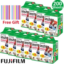 20-100 folhas fuji fujifilm instax mini 9 filmes de papel fotográfico de borda branca 10-200 pces para mini instantâneo 11 8 7s 25 50s 9 câmera