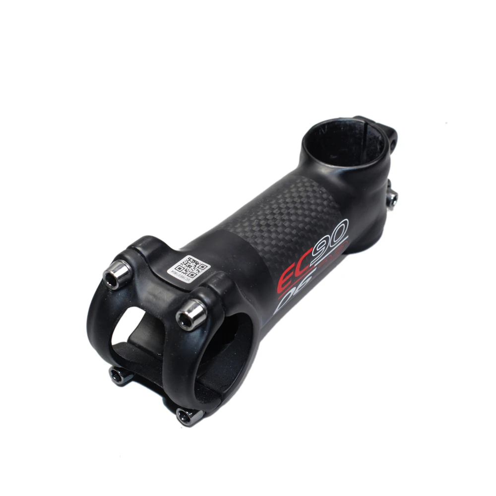 EC90 Ultra-light Road Bike Stem 31.8-28.6 Riser MTB Bicycle Stem Rod Carbon+Aluminium Alloy Cycling Stems 60708090100110mm (4)
