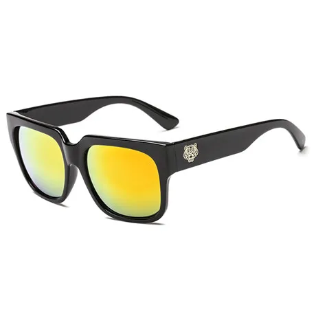 Glitztxunk Винтаж Квадратные Солнцезащитные очки Для женщин Для мужчин Брендовая Дизайнерская обувь UV400 черный солнцезащитные очки ретро женский мужской Óculos De Sol - Цвет линз: Красный