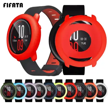 

FIFATA Replacement Soft TPU Full Case Cover Shell Silicone Frame Protective for Xiaomi Huami AMAZFIT Pace Full Cover Protector