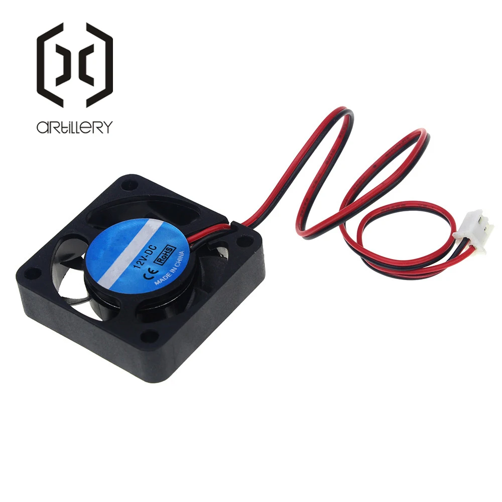 DC 12 V 2Pin البسيطة التبريد مروحة 40 مللي متر 40x40x10 مللي متر صغيرة مروحة العادم ل 3D طابعة