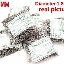 1000 шт./пакет высококачественные часы Инструменты для ремонта и ремкомплекты 26 мм пружинная планка для часов Ремонт частей диаметр 1,8 мм-BS901