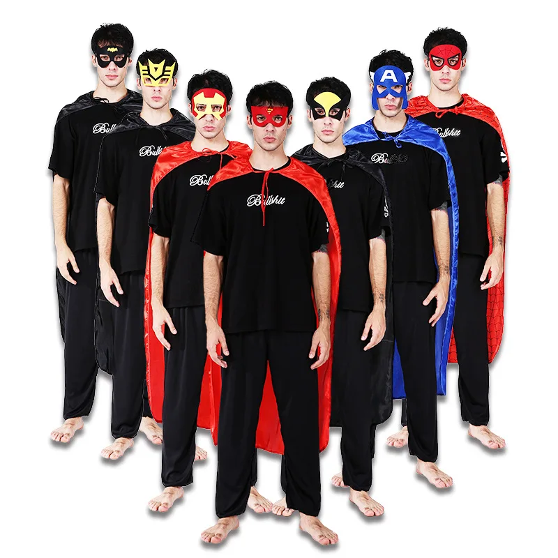 

Adult cloak and mask Halloween costume party movie hero cosplay 90cmX140cm