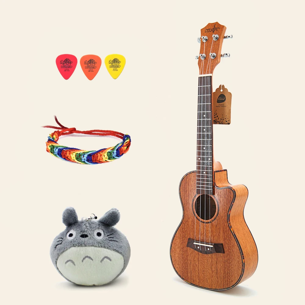 

Dock Ukulele 23 inch Concert Ukulele soprano Mini guitar 4strings High Quality New Gift for Children UK17