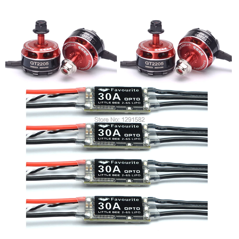 Бесщеточный мотор Readytosky GT2205 2205 2300KV 3 4S и оригинальный Littlebee 30A ESC/Littlebee 20A Pro ESC для Nova