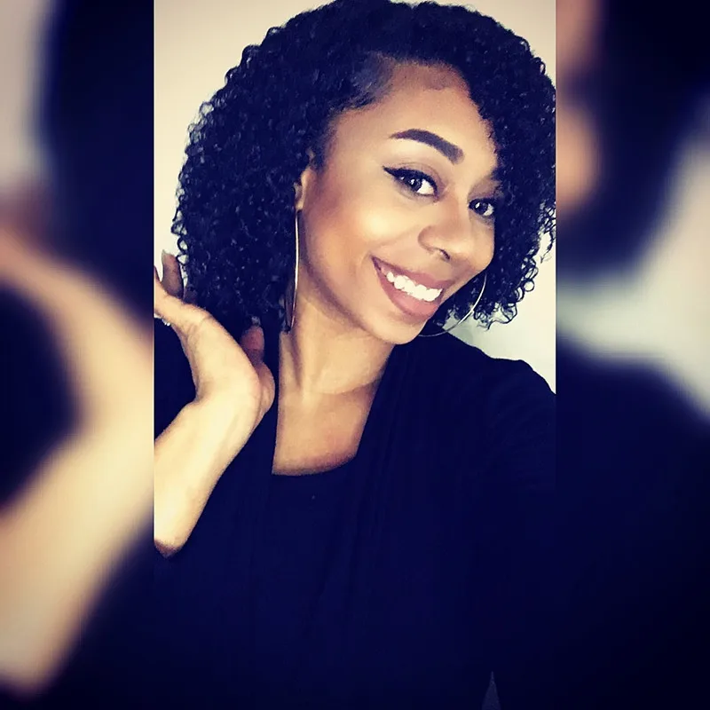 curly bob wig for black women 5