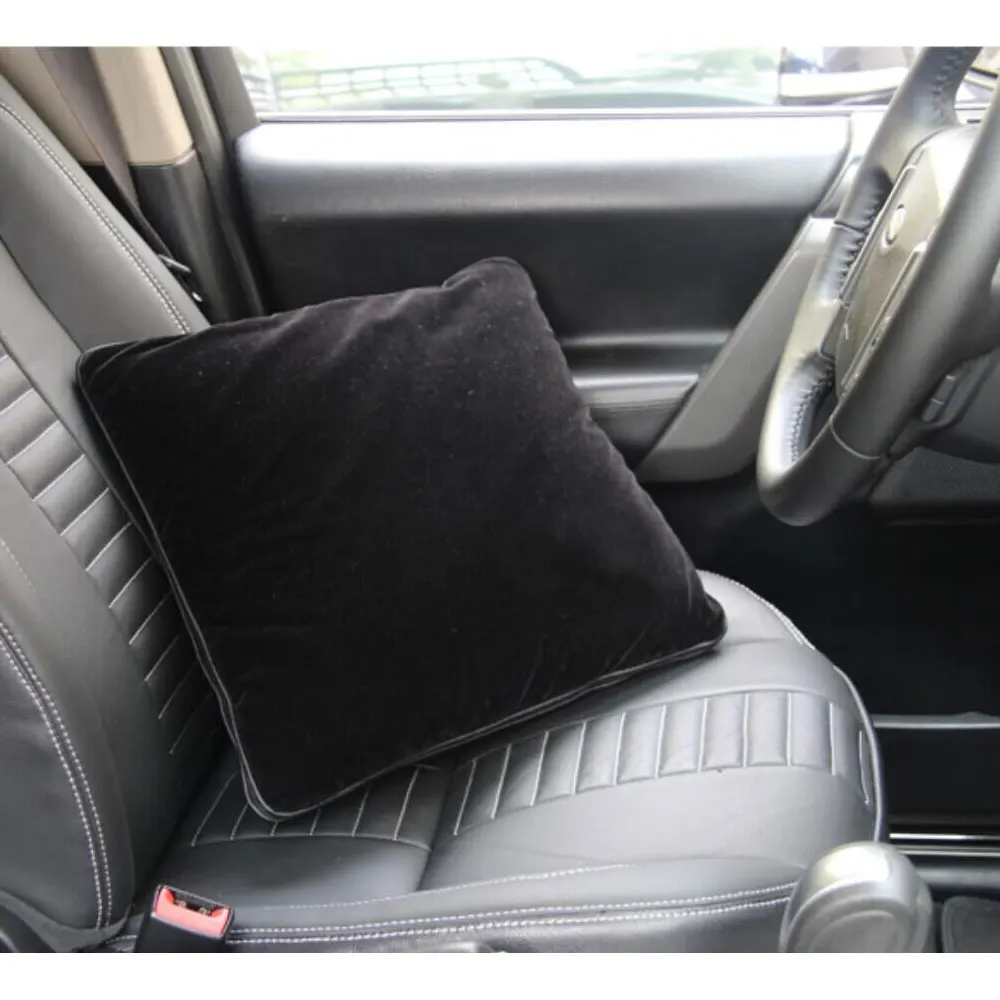 Универсальная автомобильная черная подушка одеяло хлопок двойного назначения Подушка мягкое одеяло подушка/Подушка открытая может быть как одеяло/одеяло для автомобиля