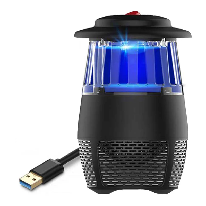 Убить борьба с вредителями анти ловушка комаров убийца лампа USB светодиодный