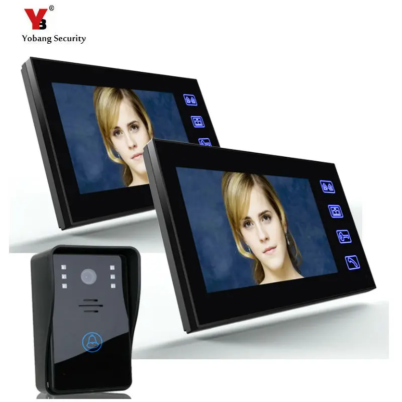 Yobang Security freeship Wired Touch Key 7\ Video Door Phone Video Intercom System outdoor security camera door intercomdoorbell