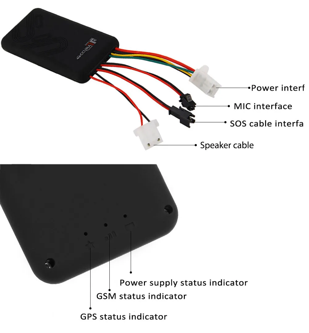 OllyMurs GT06 gps SMS GPRS трекер локатор дистанционного управления отслеживающая сигнализация qd- 008