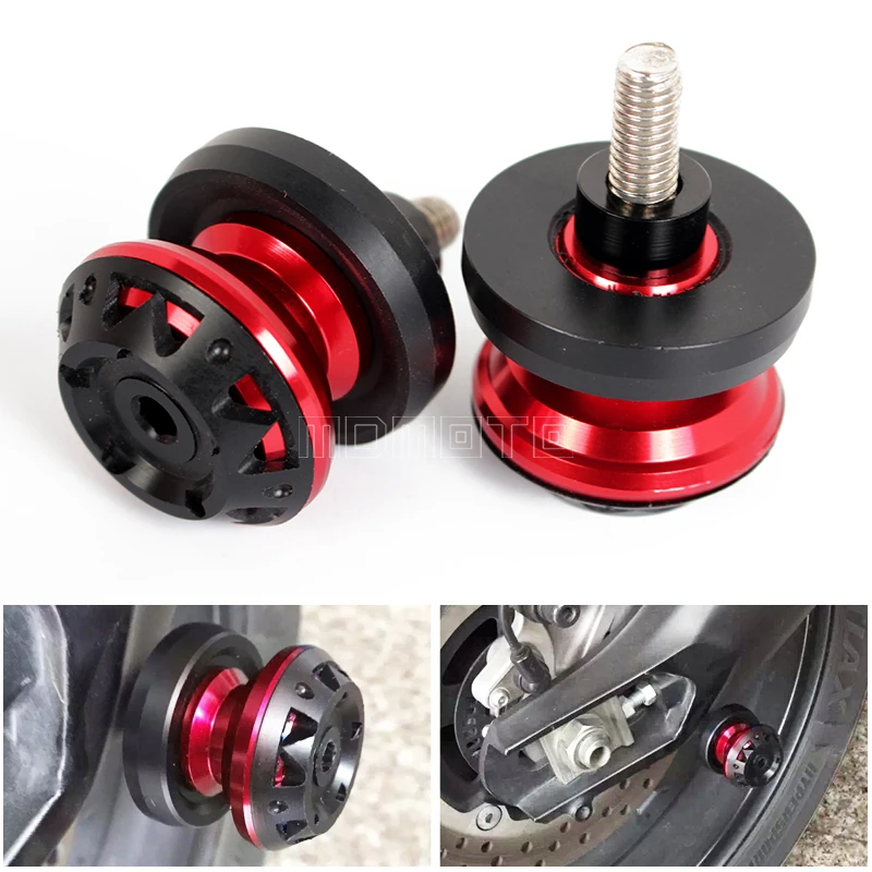 Для YAMAHA MT01 mt 09 01 MT09 R15 V T MAX 530 MT 25 FZ1 FZ9 CNC алюминиевый маятник Катушки слайдер ducati MONSTER