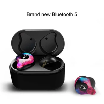

Newest Mini Bluetooth Earphone Port Cordless Wireless Earbuds Stereo In Ear Bluetooth 5.0 Waterproof Wireless Ear Buds Earphone