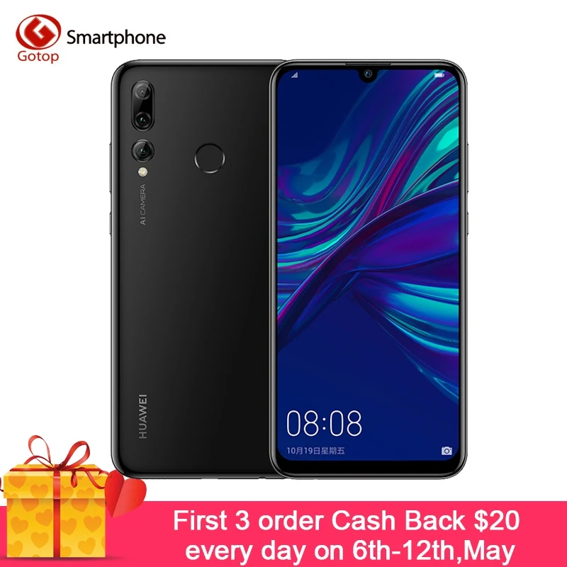 Huawei Enjoy 9s 4 Гб ОЗУ 128 ПЗУ смартфон 6 21 &quot2340*1080 Восьмиядерный мобильный телефон 3