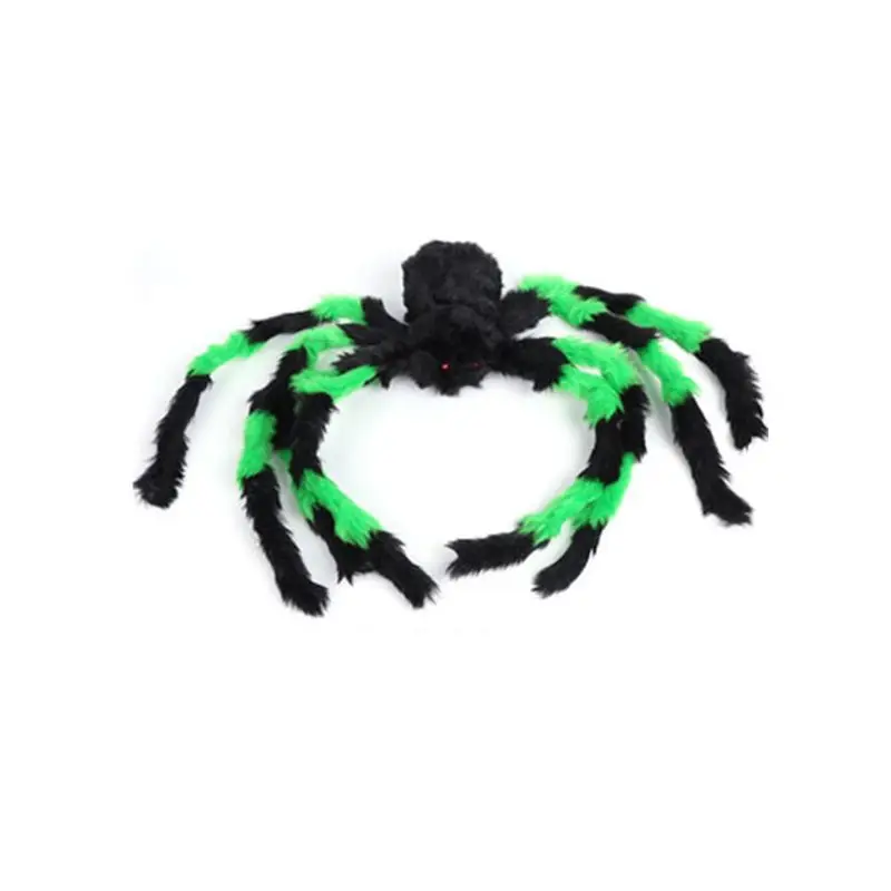 1 шт., 3 размера, плюшевая игрушка-паук на Хэллоуин, 2 стиля, опционально реалистичный паук, Хэллоуин, Вечерние торжества, место, реквизит для обустройства