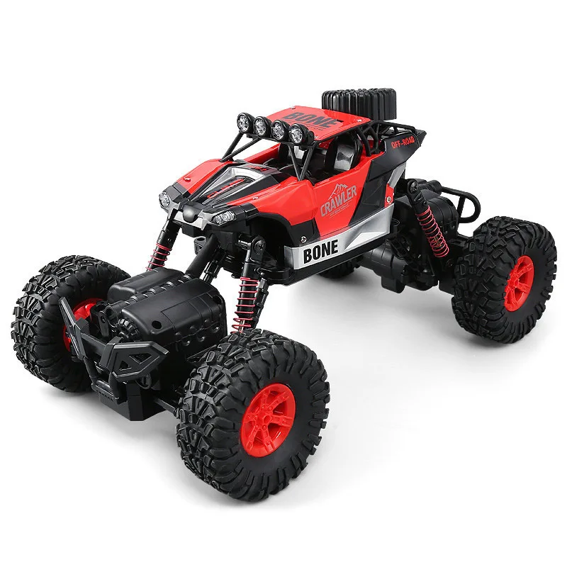

4WD RC Car Double Motors Bigfoot Car 2.4G Remote Control Toys 1/16 Waterproof RC Desert Buggy Truck Dirt Bike Toys For Kids