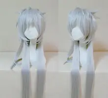 Touken Ranbu Online Kogitsunemaru Cosplay Wig High Quality Heat Resistant Synthetic Hair Unisex Anime Costume Party Silver uwowo izuminokami kanesada cosplay touken ranbu online anime men costume touken ranbu cosplay izuminokami kanesada