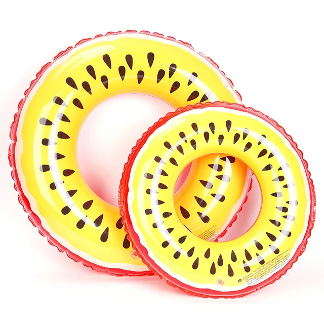 yellow kiwi summer beach toys pool floats inflatable toy party games