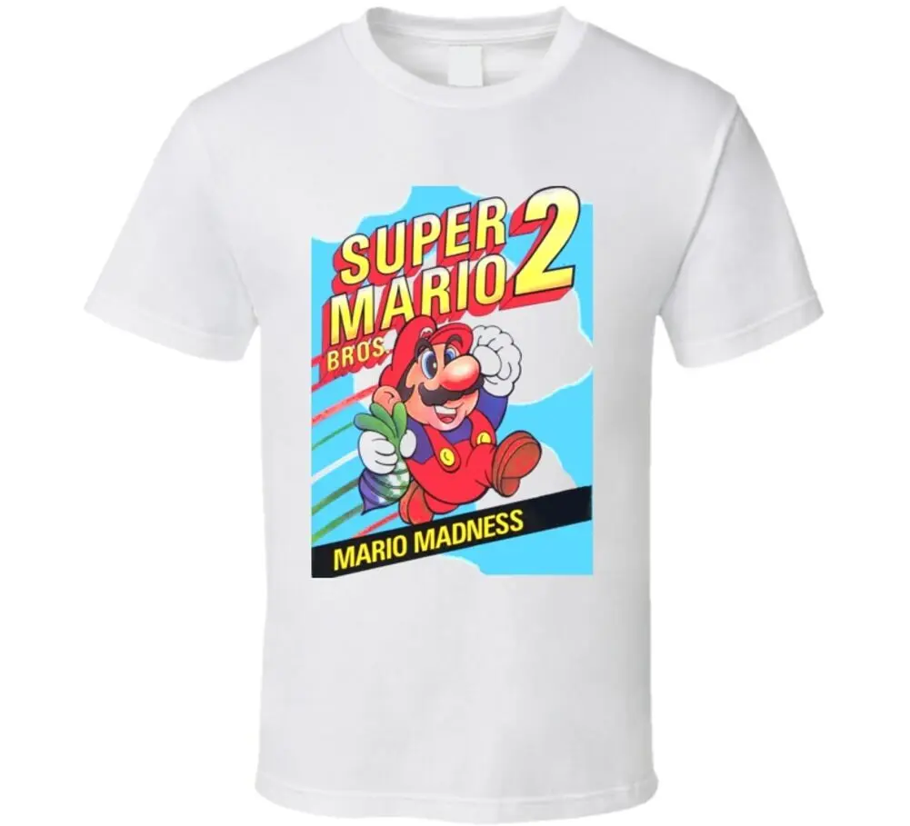 Super Mario Bros. 2 nintendo Ретро футболка | Мужская одежда