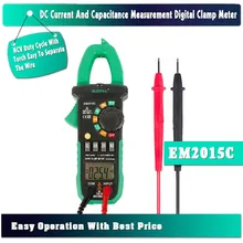 New Arrivals Capacitance Measurement font b Digital b font Current Clamp Meter NCV Duty Cycle With