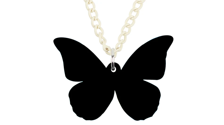 WEVENI акриловая большая Morpho menela.com подвеска ожерелья в виде бабочки цепь насекомое модное украшение в виде животного для женщин подарок для девочек