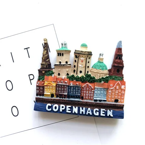 Европейская Дания, Южная Корея, Нидерланды, Египет, Германия, Россия, 3D магниты на холодильник, туристические сувениры, магнитные наклейки на холодильник