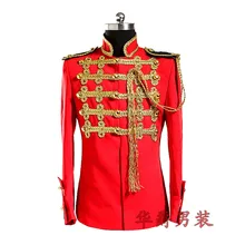 Новое поступление Блейзер мужские костюмы мужской блейзер Мужской приталенный Блейзер Сценические костюмы для певцов