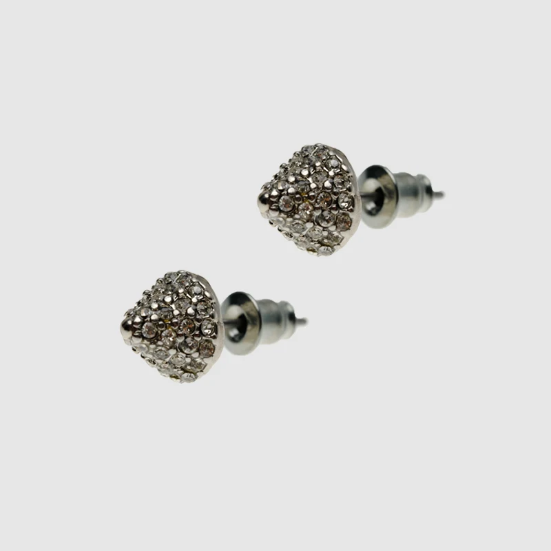 

Amorita boutique silver taper earrings