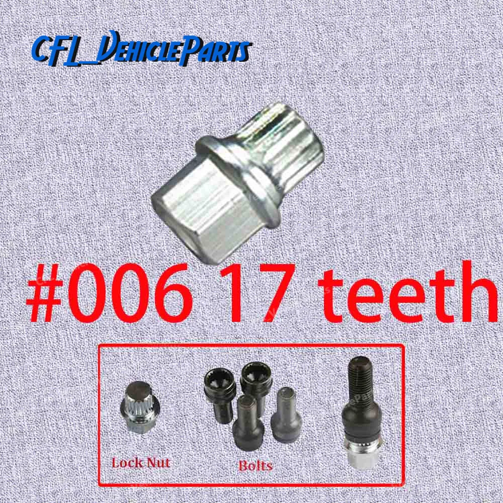 Antitheft Wheel Bolt Lock Nut Key Adapter 006 8d0601139f For Volkswagen Vw Golf Jetta Passat