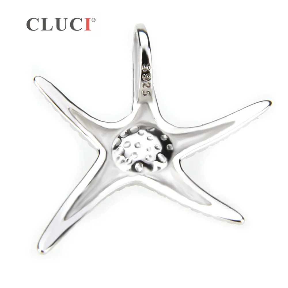 Серебряные Подвески CLUCI 925 для женщин ожерелье ювелирные изделия серебро пробы