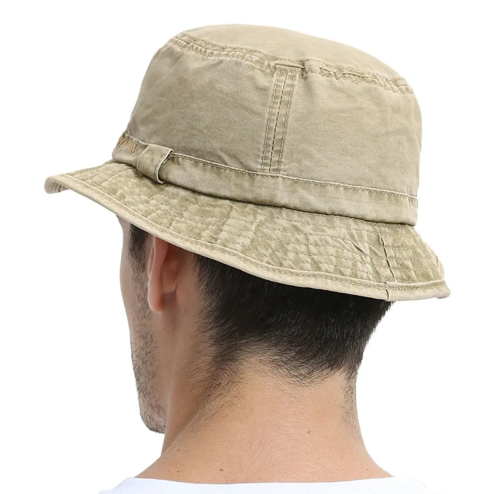 mens khaki bucket hat
