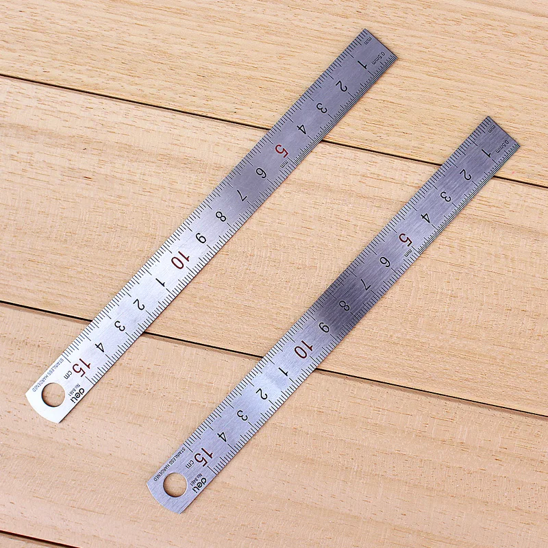 Линейка прямая Лазерная из нержавеющей стали 15 см 0 1 мм 8461 2 шт.|ruler for school|straight