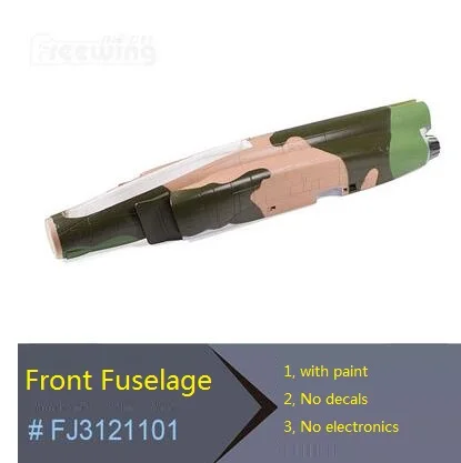 

Front Fuselage For Freewing Electric RC Airplane Toy Model Hobby 2018 New F4 90mm