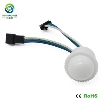 

26mm 3LEDs 5050 smd led module rgb pixel led ws2811 module chrismas light amusement park ride digital full color bulb 12v lights