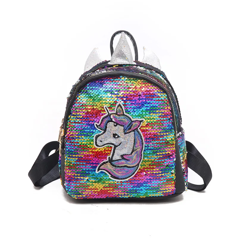 

Sequin Backpack Unicorn Girls Backpack School Bag for Girls Toddler Kids' Backpacks