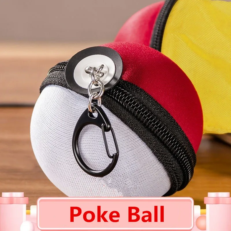 

Anime Pokemon Pikachu Cosplay Accessories Poke Ball Zipper Pencil Case Stationery Box Handbag Shoulder Bags Travel Shopping Bag