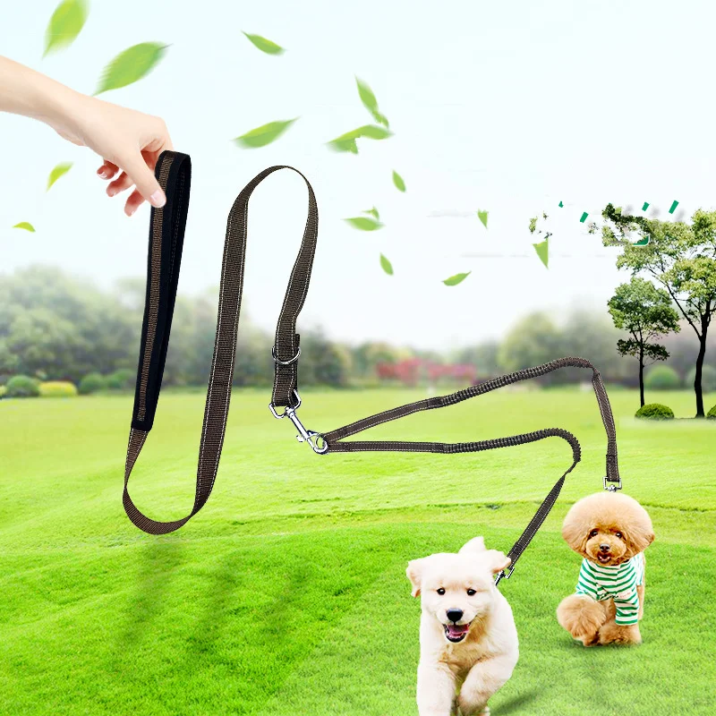 Dog Leads Harnesses Leashes Pet Dog Multi function telescopic traction