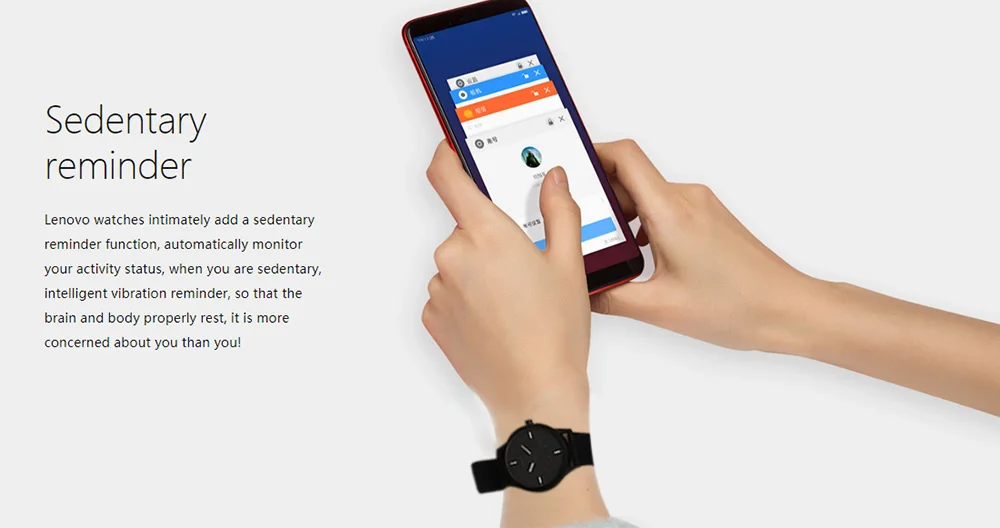 Оригинальные Смарт-часы Lenovo 9, водонепроницаемые, для выравнивания времени, телефонных звонков, напоминающие, умные часы для мужчин, для Android, умные часы