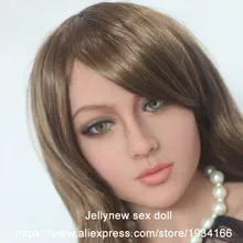 silicone love doll head,Doll accessories,oral depth 13cm,real lips,tongue,Fit body height:153,156,158,160,161,163,165,168cm