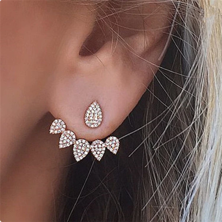 

New Simple Fashion Butterfly Drop Earring Gold Bow Pearl Dangle Earrings Women Accessories Boucle D'oreille
